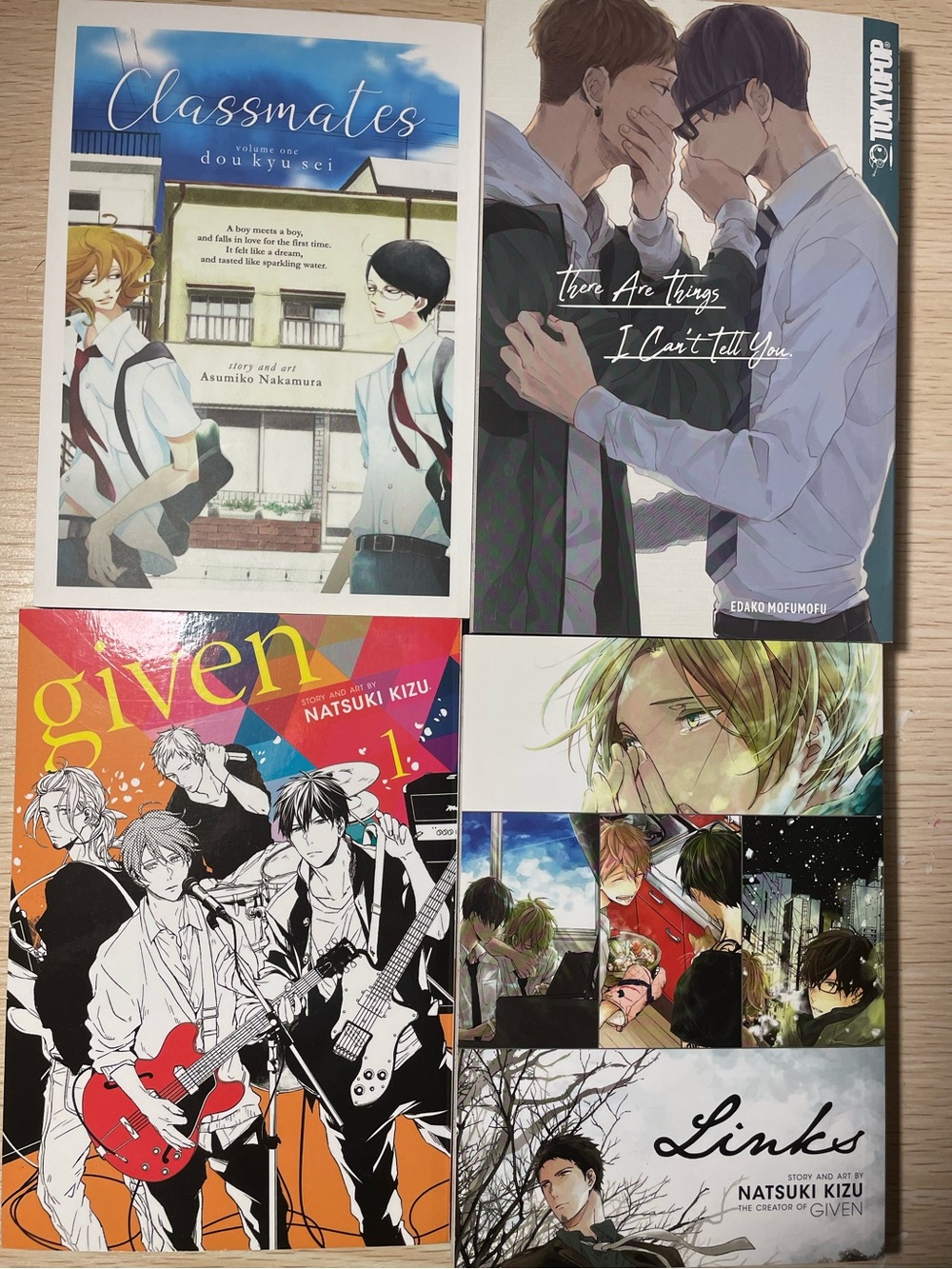 Manga Volumes - BL set 1